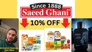 Saeed Ghani Products with a 10% Discount!