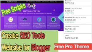 SEO Tools Template with Tools Scrips for Free 